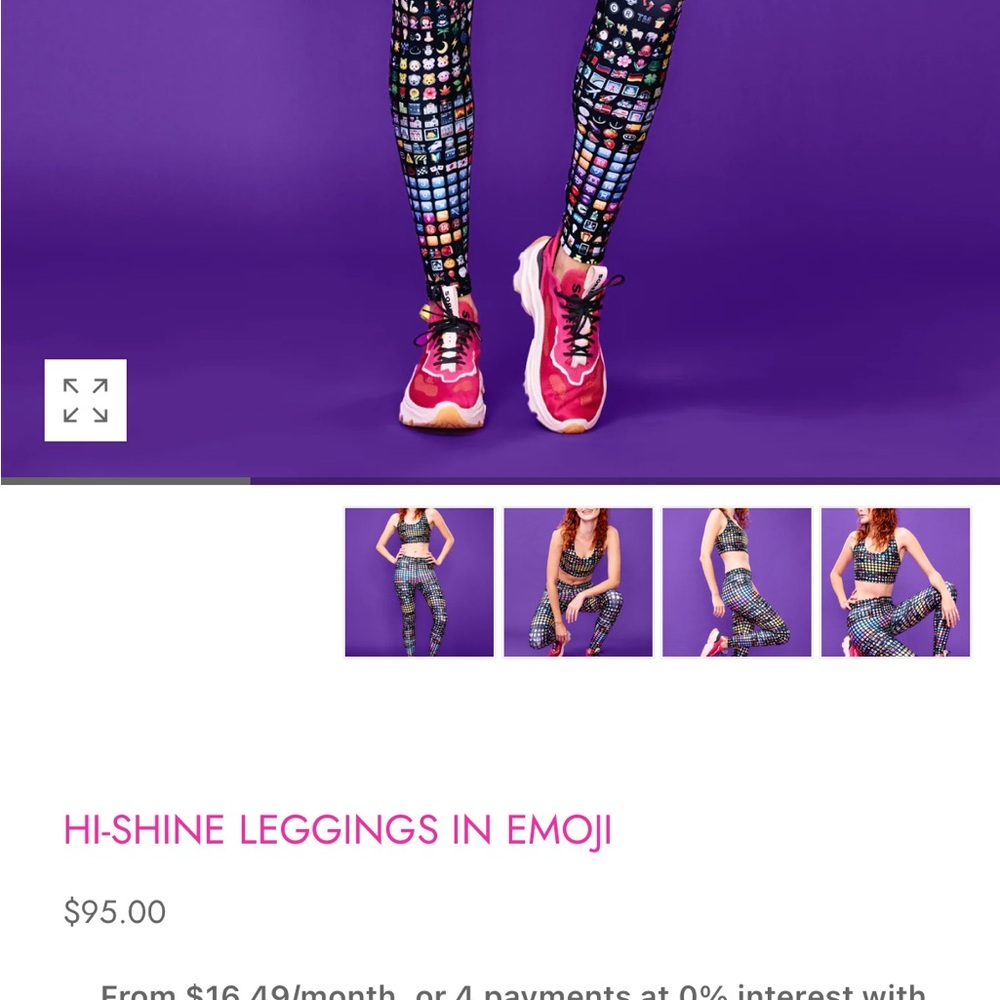 Terez Multicolor Emoji Women's Leggings